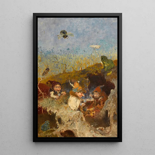 La soupe des nains - Heinrich Schlitt — quadro incorniciato alla parete