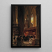 À la fin d'un service dominical à la cathédrale Saint-Étienne de Vienne - Heinrich Tomec — quadro incorniciato alla parete