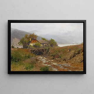 Heinrich Tomec - Blick bei Weienkirchen ber die Donau.webp
