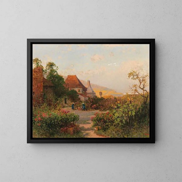 Parte nella Wachau - Heinrich Tomec — quadro incorniciato alla parete