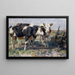 Vaches dans un champ - Heinrich von Zügel — quadro incorniciato alla parete