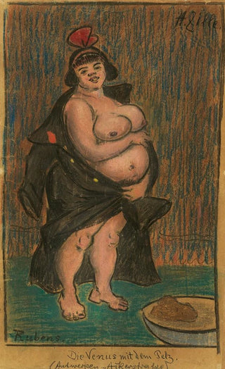Heinrich Zille - Die Venus mit dem Pelz Antwerpen Ackerstrae.webp