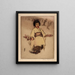Bambino in fiore - Helen Hyde — quadro incorniciato alla parete