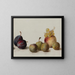 Prugne, pesche e uva - Helen Searle — quadro incorniciato alla parete