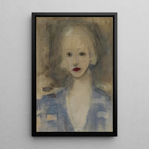 Femme blonde - Helene Schjerfbeck — quadro incorniciato alla parete
