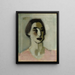 Quaranta anni - Helene Schjerfbeck — quadro incorniciato alla parete