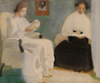 Filles lisant - Helene Schjerfbeck — vista dell’opera
