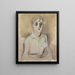 scolastica moderna - Helene Schjerfbeck — quadro incorniciato alla parete