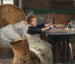 Le Convalescent - Helene Schjerfbeck — vista dell’opera