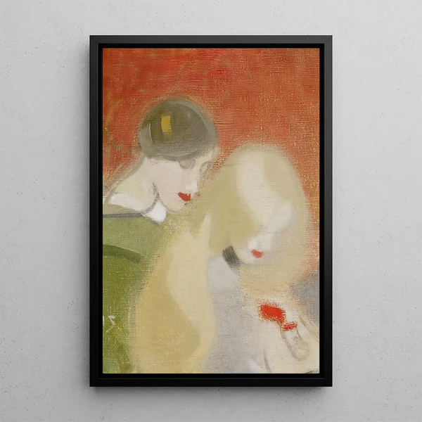 L'héritage familiare - Helene Schjerfbeck — quadro incorniciato alla parete