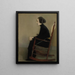 La couturière La donna che lavora - Helene Schjerfbeck — quadro incorniciato alla parete