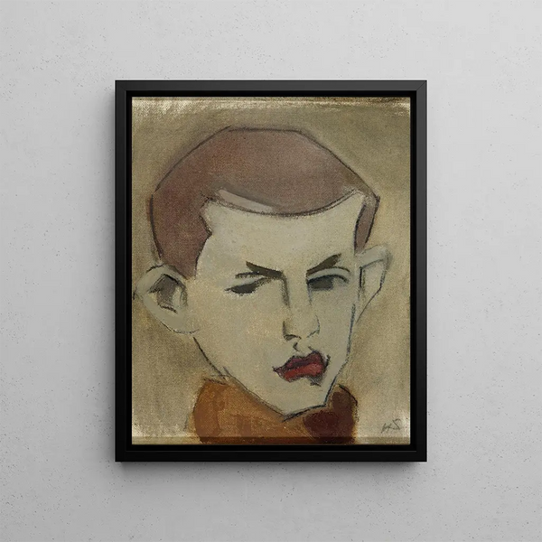 Helene Schjerfbeck - The Woodcutter head study.webp