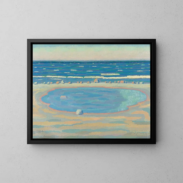 Terre de plage - Helge Johansson — quadro incorniciato alla parete