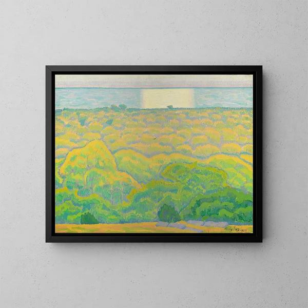 Della Terra - Helge Johansson — quadro incorniciato alla parete