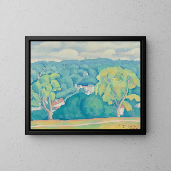 Saint-Cloud - Helge Johansson — quadro incorniciato alla parete