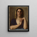 Ritratto di una donna - Hellmut Eichrodt — quadro incorniciato alla parete