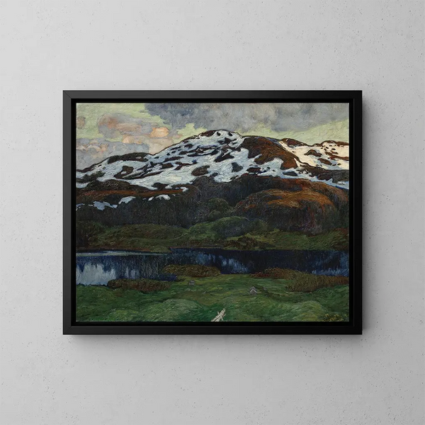 Una serata d'estate - Helmer Osslund — quadro incorniciato alla parete