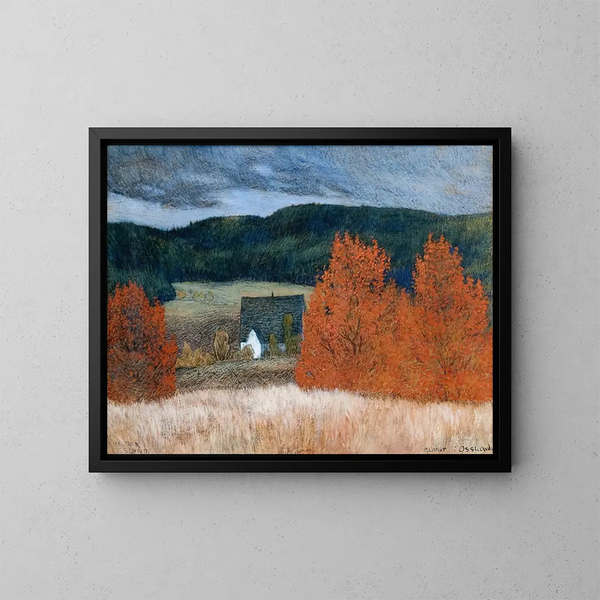 Humeur automnale in Jämtland - Helmer Osslund — quadro incorniciato alla parete
