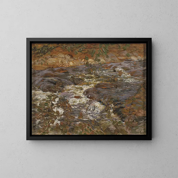Ruisseau en cascade - Helmer Osslund — quadro incorniciato alla parete