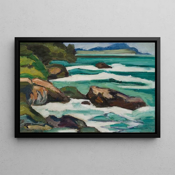 Il rompighiaccio mediterraneo - Helmer Osslund — quadro incorniciato alla parete