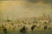 Scène di pattinaggio - Hendrick Avercamp — vista dell’opera