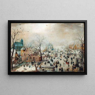 Hendrick Avercamp - Winter Landscape with Ice Skaters.webp