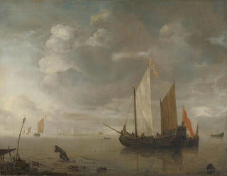 Hendrick Jacobsz Dubbels - Calm Sea.webp