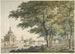 La Porte de Muider à Amsterdam vue depuis la Plantage - Hendrick Keun — vista dell’opera