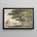 La Porte de Muider à Amsterdam vue depuis la Plantage - Hendrick Keun — quadro incorniciato alla parete