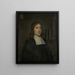 Ritratto di Barend Hakvoort 1652-1735 - Hendrick ten Oever — quadro incorniciato alla parete