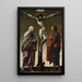 La Crucifixion avec la Vierge et Saint Jean - Hendrick Ter Brugghen — quadro incorniciato alla parete