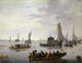 Ricevimento festivo di uno yacht di Stato - Hendrick de Meijer — vista dell’opera