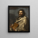 Il profeta Elia - Hendrick de Somer — quadro incorniciato alla parete
