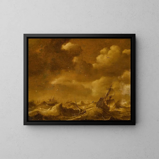 Hendrick van Anthonissen - Shipping in a storm.webp