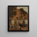 La remise d'un diplôme à l'Université de Leyde vers 1650 - Hendrick van der Burgh — quadro incorniciato alla parete