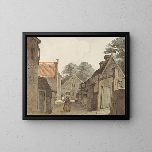Rue près de la Manège - Hendrik Abraham Klinkhamer — quadro incorniciato alla parete
