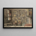 Interno della vecchia casa dei birrai ad Anversa - Hendrik Adriaan Christiaan Dekker — quadro incorniciato alla parete