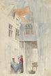 Femmes avec un enfant dans une ruelle - Hendrik Adriaan Christiaan Dekker — vista dell’opera