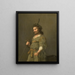 Ritratto di un uomo vestito da pastore - Hendrik Gerritsz. Pot — quadro incorniciato alla parete