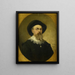 Autoritratto - Hendrik Hollander — quadro incorniciato alla parete