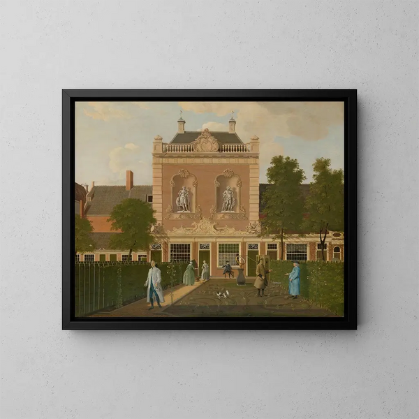 Le jardin et la remise de 524 Keizersgracht à Amsterdam - Hendrik Keun — quadro incorniciato alla parete