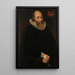 Portrait d'Antonius Antonides van der Linden Medico ad Amsterdam - Hendrik Meerman — quadro incorniciato alla parete