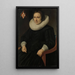 Ritratto di Sara Sweerts de Weert seconda moglie di Antonius Antonides van der Linden - Hendrik Meerman — quadro incorniciato alla parete