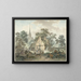 Mulino ad acqua e chiesa del villaggio - Hendrik Meijer — quadro incorniciato alla parete