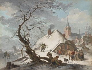 Hendrik Meyer - A Winter Scene.webp