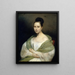 Ritratto di Adélaïde Rousseau Scheffer - Hendrik Scheffer — quadro incorniciato alla parete