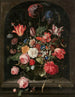 Vaso di fiori in una nicchia - Hendrik Schoock — vista dell’opera
