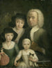 Autoritratto con sua moglie Sanneke van Bommel e i loro due figli - Hendrik Spilman — vista dell’opera