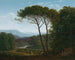 Paesaggio in corsivo con pini - Hendrik Voogd — vista dell’opera