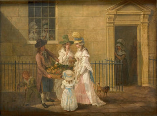 Vendeur de légumes - Hendrik Willem Schweickhardt — vista dell’opera